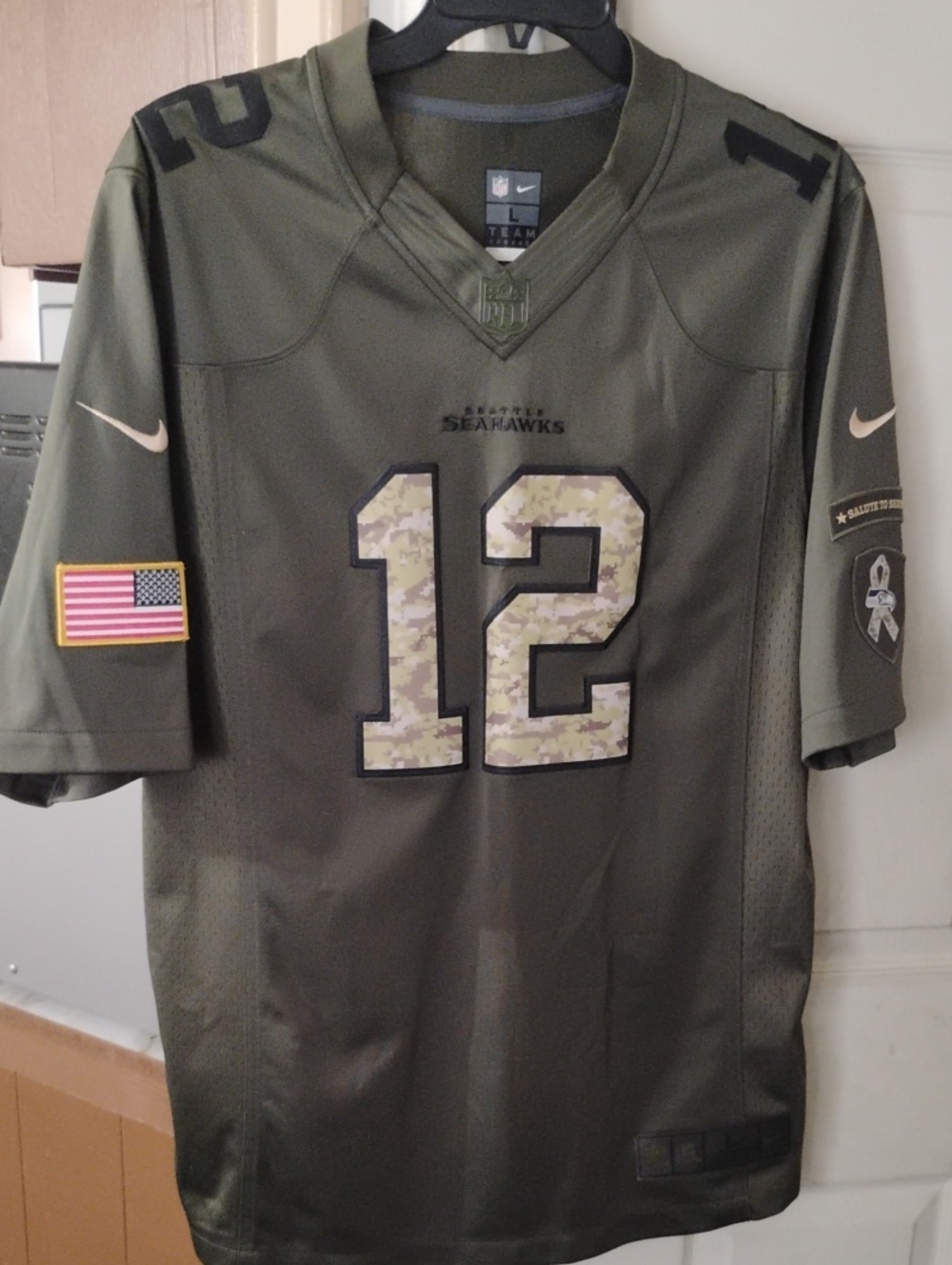 Seattle Seahawks Jersey 'Salute To Service'